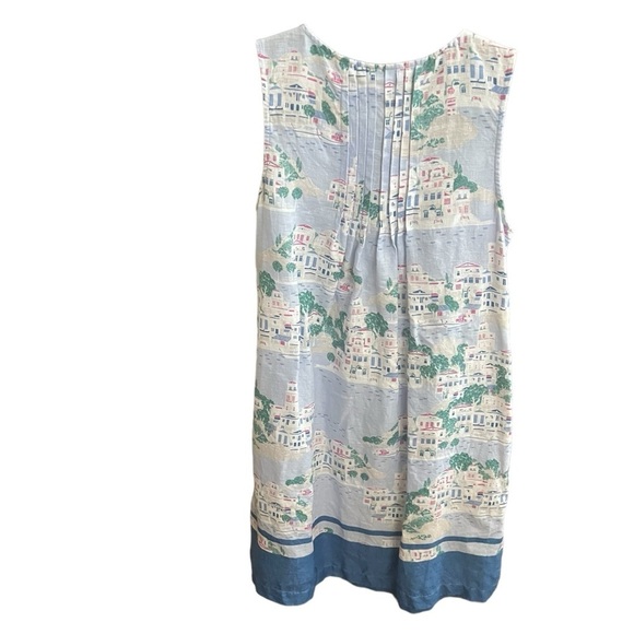 J. Jill 100% Linen Tunic Dress with Coastal Print PS - Picture 2 of 5